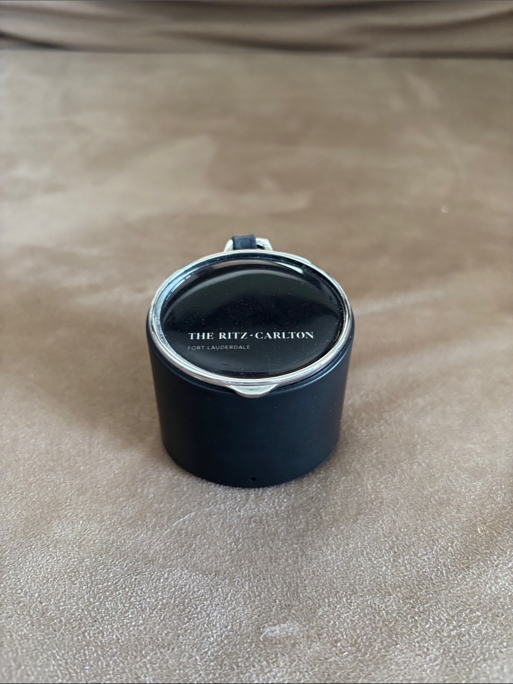 The Ritz-Carlton Portable Black Bluetooth Speaker